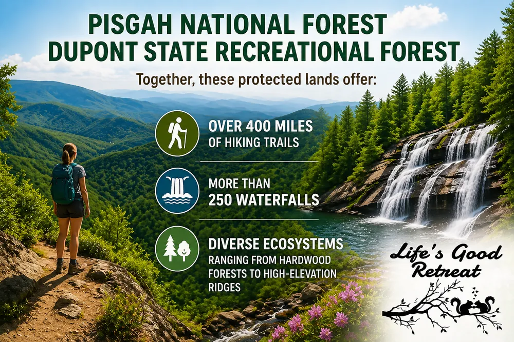 Hiking Brevard:  Your Ultimate Guide to Exploring the Trails Near Life’s Good Retreat