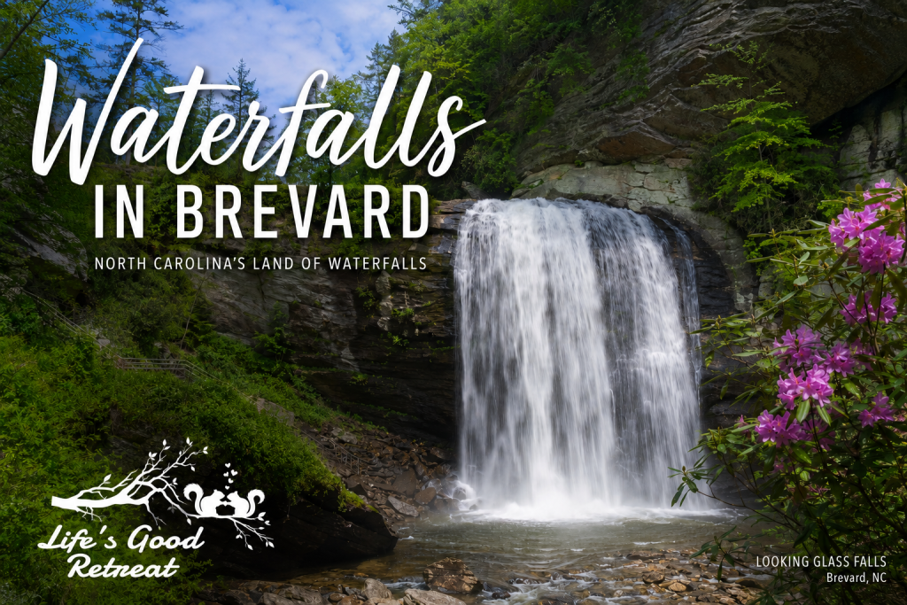 Looking Glass Falls near Brevard NC