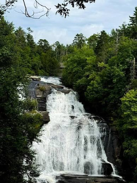 High Falls near Brevard NC