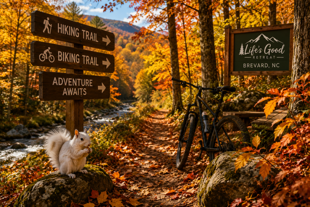 fall vacation brevard nc
